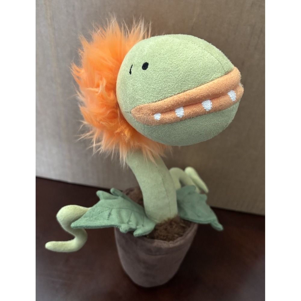 Jellycat Carniflore Tammie Plush Retired Potted Carnivorous Plant Orange 11"